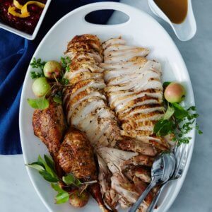 Spatchcocked Turkey and Gravy