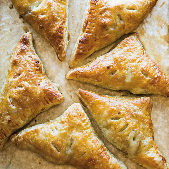 Chicken, Spinach and Gruyère Turnovers