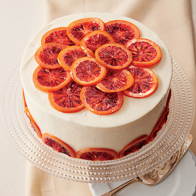 Blood Orange Chiffon Cake