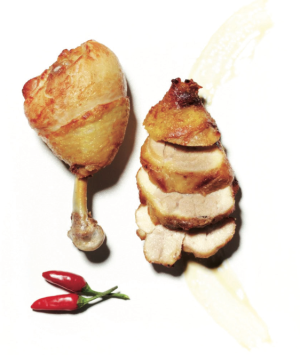 Tabasco-Maple Brined Fried Chicken