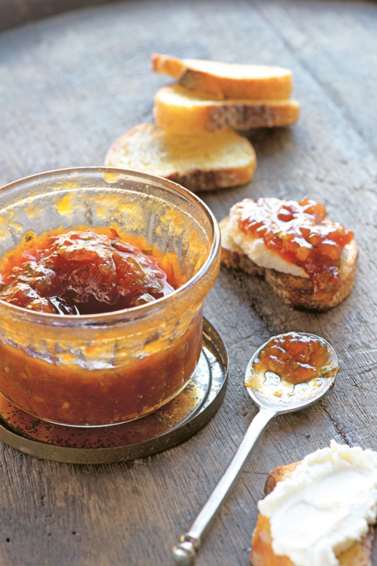 Tomato Jam with Honey & Marjoram