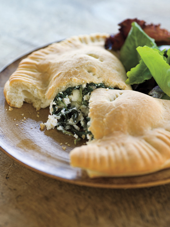 Ricotta and Spinach Calzone
