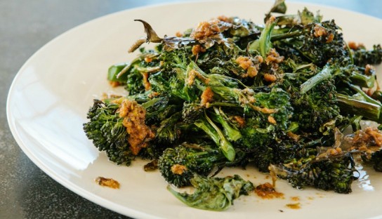 Sous Chef Series: Stephen Thorlton's Broccoli with Miso Bagna Cauda
