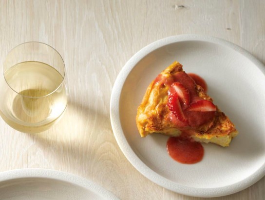 Family-Style French Toast with Strawberry Syrup