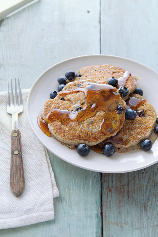 Buckwheat-Blueberry Pancakes