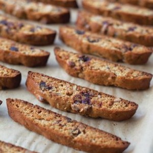 Honeyed Biscotti with Almonds and Dates