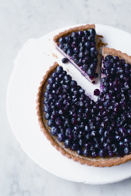 Blueberry-Huckleberry Grand Marnier Tart 