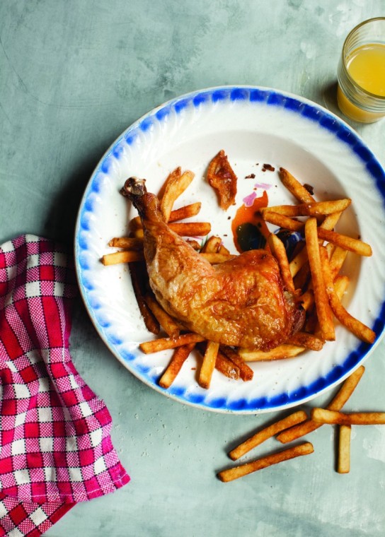 Poulet Frites (Roast Chicken with French Fries)
