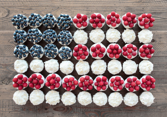 DIY for the 4th of July: Flag Cupcakes!