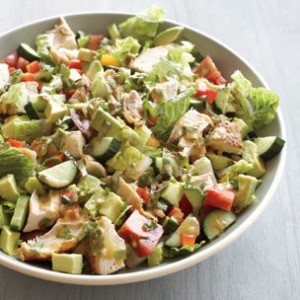 Chopped Salad with Lemon-Chipotle Dressing
