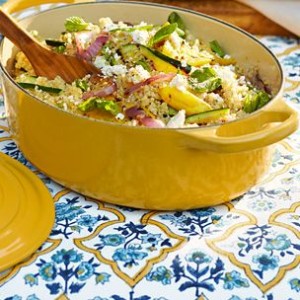 Quinoa Salad with Grilled Vegetables and Feta