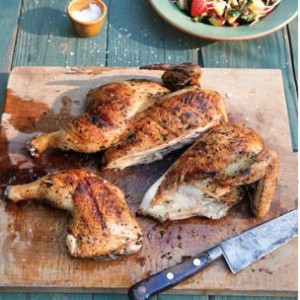 Greek-Style Butterflied Chicken