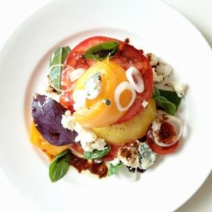 Heirloom Tomato Salad with Roquefort