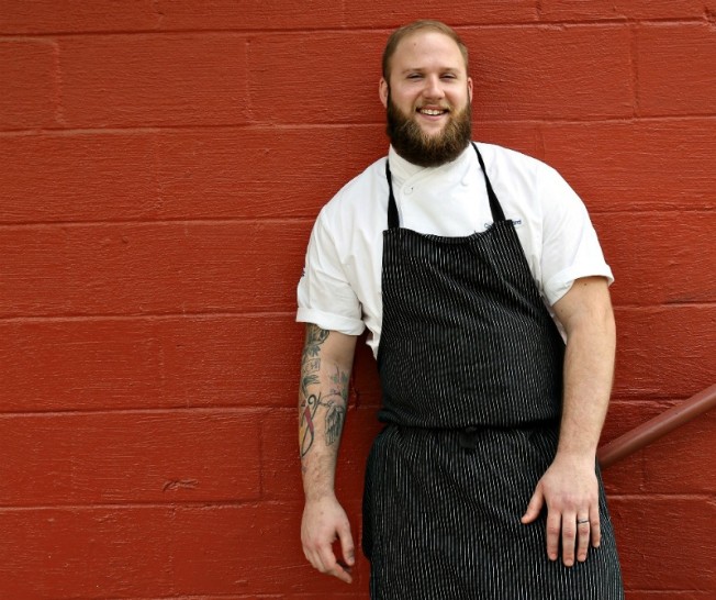 Sous Chef Series: Chad Richard's Striped Bass with Tomatillo Salsa Verde