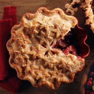 Spiced Apple-Cranberry Pie