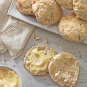 White Chocolate Scones with Meyer Lemon Curd