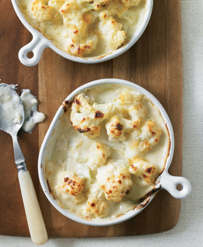 Cauliflower Gratin with Two Cheeses