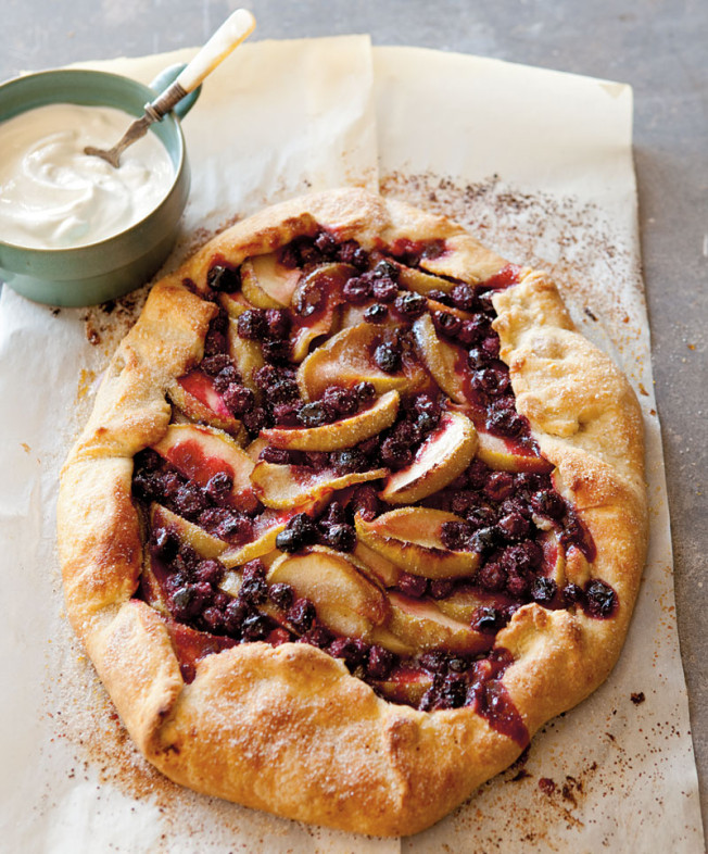 Apple and Cranberry Galette