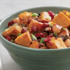 Sweet Potato and Cranberry Hash