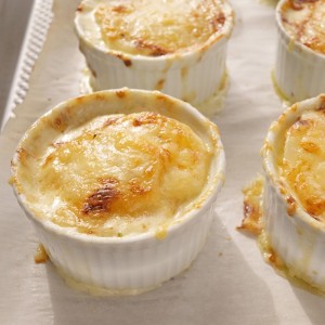 Individual Herbed Potato Gratins with Gruyère