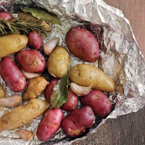 Roasted Potatoes with Rosemary and Bay