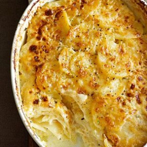 Potato and Celery Root Gratin with Gruyère