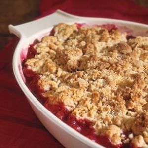 Cranberry & Pear Crumble