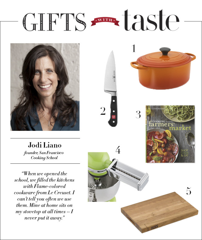 Gifts with Taste: Jodi Liano, Founder of San Francisco Cooking School