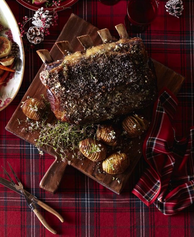 Prime Rib with Herbes de Provence Crust