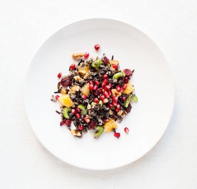 Wild Rice and Pomegranate Pilaf