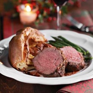 Strip Loin Roast with Yorkshire Pudding