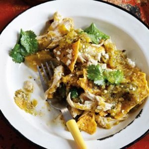 Chilaquiles with Tomatillo Salsa