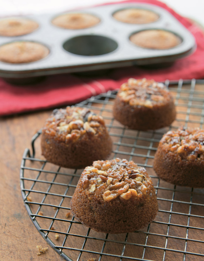 Honey-nut raisin bran muffins