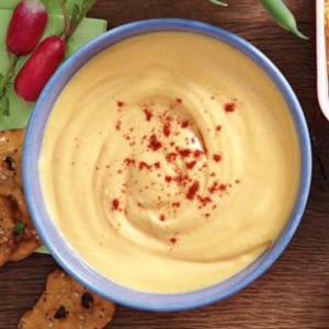 Warm Beer and Cheddar Dip