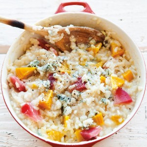 Golden Beet and Blue Cheese Risotto