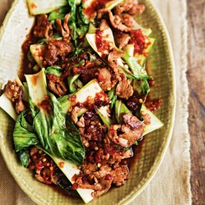 Spicy Ginger Beef & Bok Choy