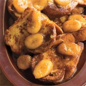 French Toast with Caramelized Bananas