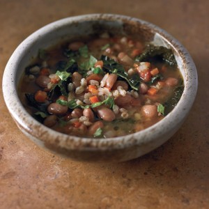 Roasted Vegetable and Farro Soup