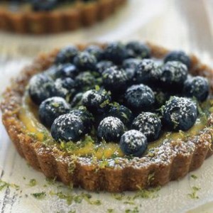 Blueberry-Lime Ginger Tartlets