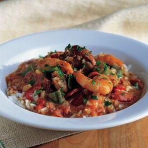 Spicy Seafood and Sausage Gumbo