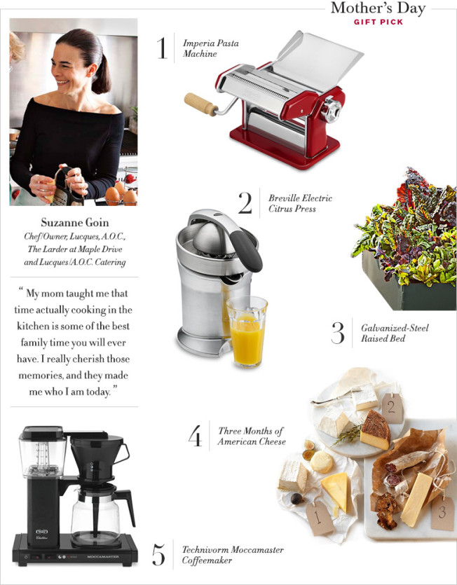 Mother's Day Gift Guide: Chef Suzanne Goin
