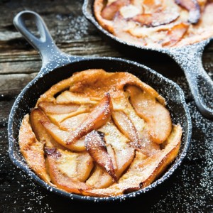 Caramelized Pear Oven Pancake