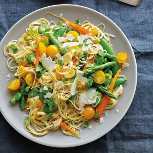Angel Hair Pasta with Spring Vegetables