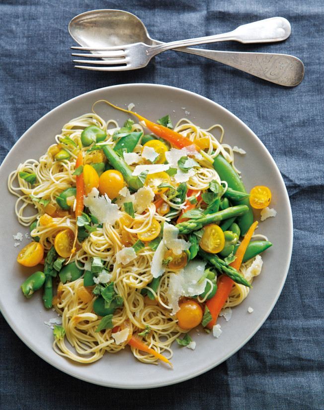 Angel Hair Pasta with Spring Vegetables