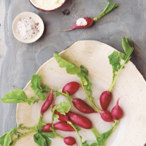 Radishes with Butter & Herbed Salt