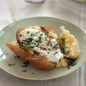New Potatoes with Crème Fraîche