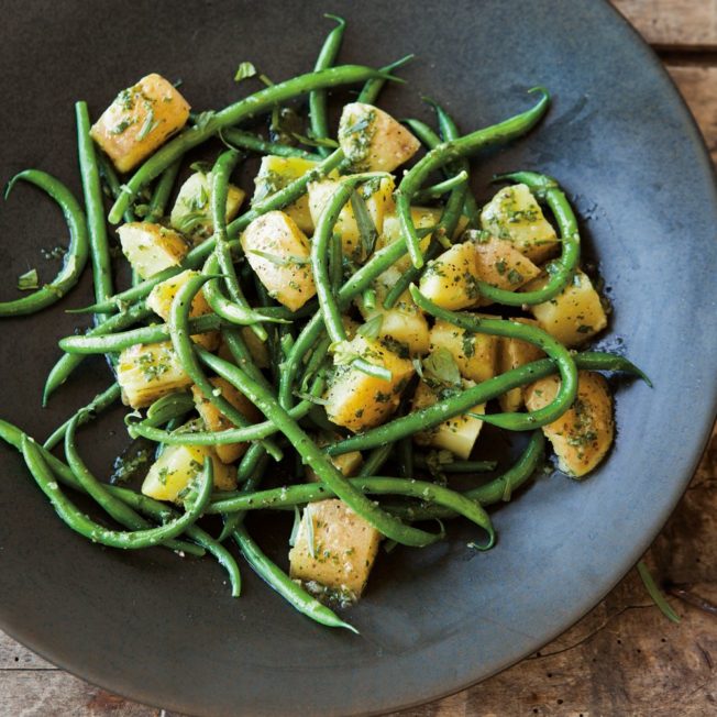 Green Bean and Potato Salad with Herbs and Anchovies