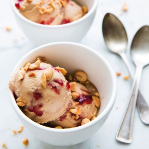 Salted Peanut Butter and Jelly Ice Cream