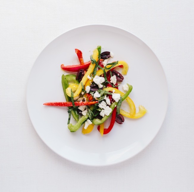 Tricolor Pepper Salad