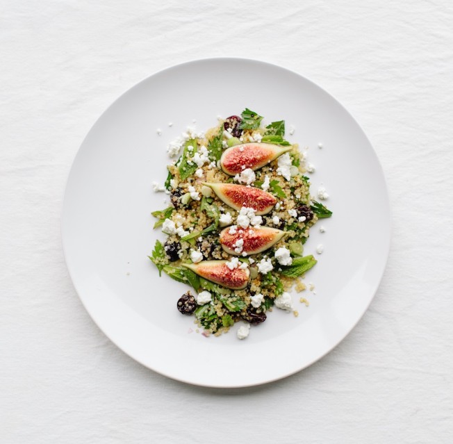 Quinoa Salad with Figs & Goat Cheese